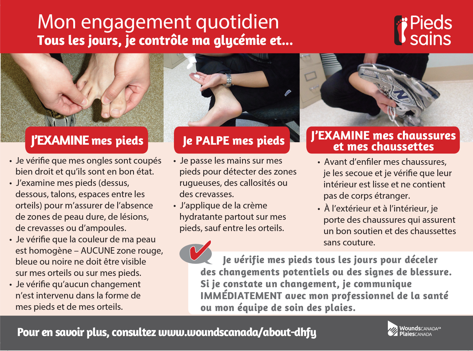 PEP Talk Daily Commitment Reference Card (Fr)